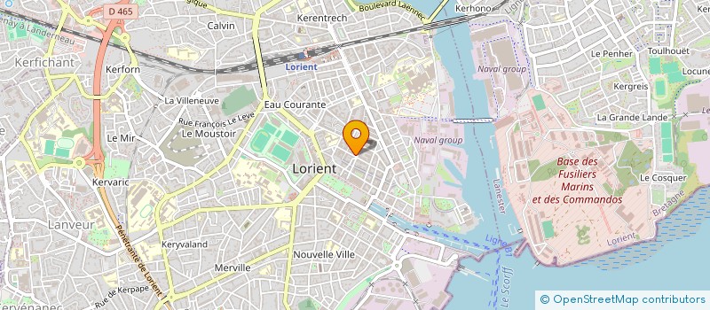 localisation de l'entreprise ANOREO à LORIENT