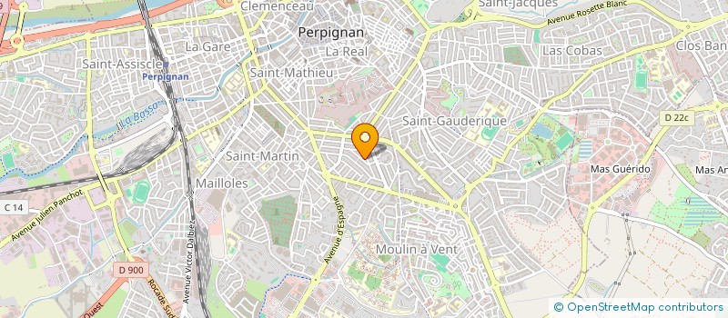localisation de l'entreprise ANOREXIE BOULIMIE AIDE ET SOUTIEN à PERPIGNAN