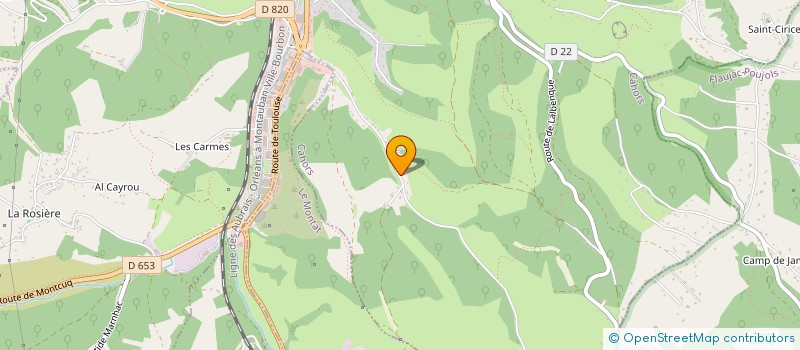 localisation de l'entreprise ANORIA  CAHORS