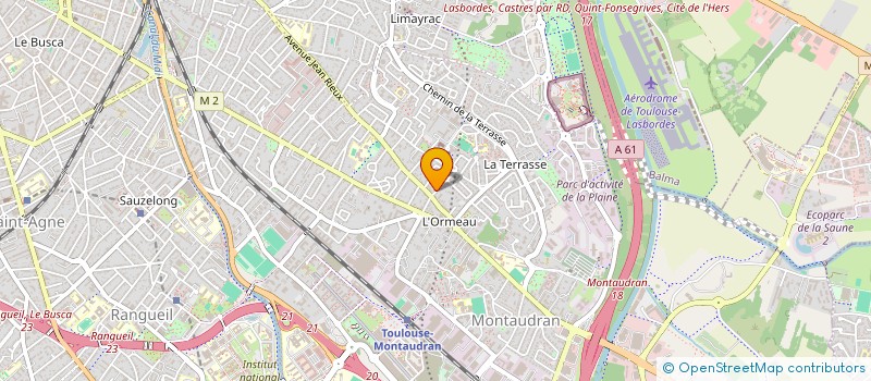 localisation de l'entreprise ANORMA FILMS à TOULOUSE