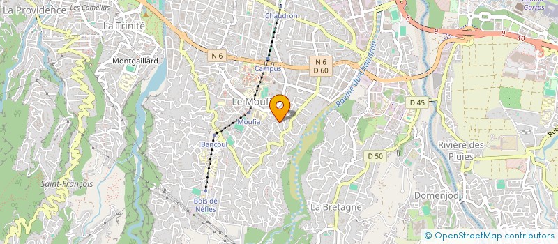 localisation de l'entreprise ANOSA à SAINT-DENIS