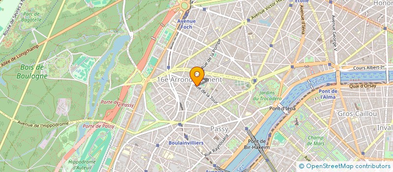 localisation de l'entreprise ANOSOS INVEST SAS  PARIS