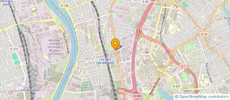 localisation de l'entreprise ANOTEX  MAISONS-ALFORT