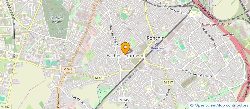 localisation de l'entreprise ANOTHER GUILDE  FACHES-THUMESNIL