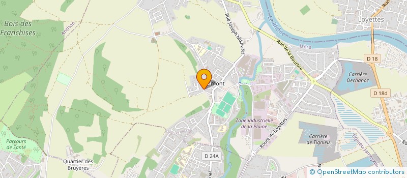 localisation de l'entreprise ANOTHER MEAT EXPORT  CHAVANOZ