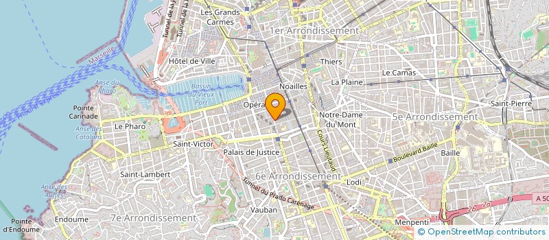 localisation de l'entreprise ANOTHERWAY à MARSEILLE