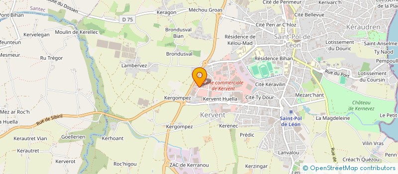 localisation de l'entreprise ANOU  SAINT-POL-DE-LEON