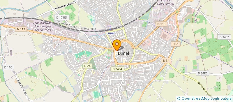 localisation de l'entreprise ANOUAL  LUNEL