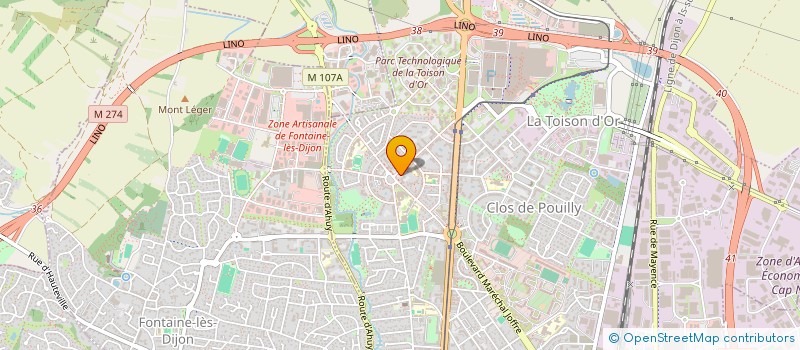 localisation de l'entreprise ANOUAR&CO à DIJON