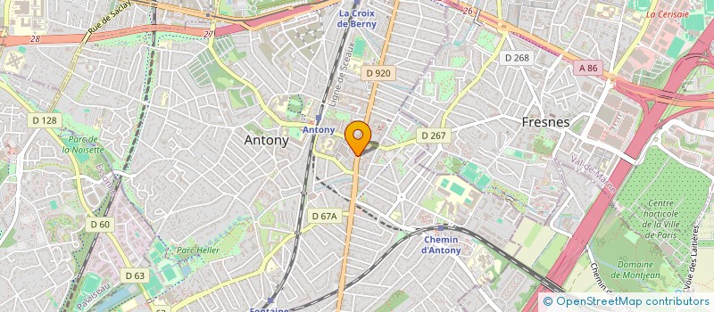 localisation de l'entreprise ANOUCHE à ANTONY