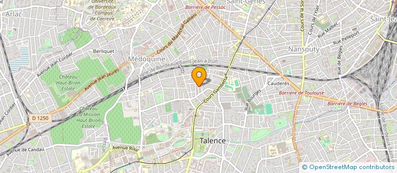 localisation de l'entreprise ANOUCILE  TALENCE