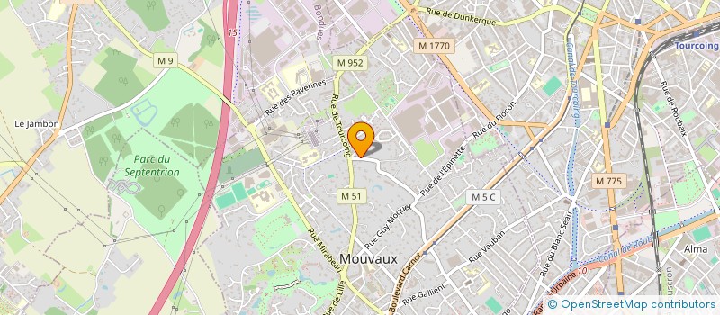 localisation de l'entreprise ANOUHO  MOUVAUX