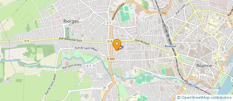 localisation de l'entreprise ANOUK à RIORGES
