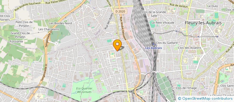 localisation de l'entreprise ANOUMAN IMMO à ORLEANS