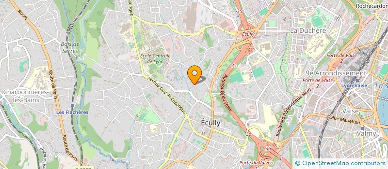 localisation de l'entreprise ANOUS  ECULLY