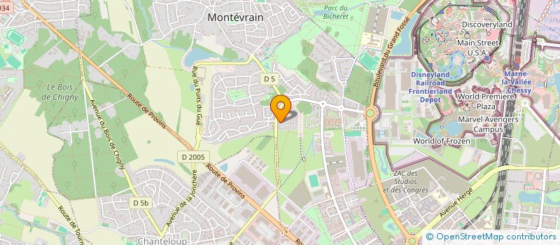 localisation de l'entreprise ANOUSHKA 2024  MONTEVRAIN