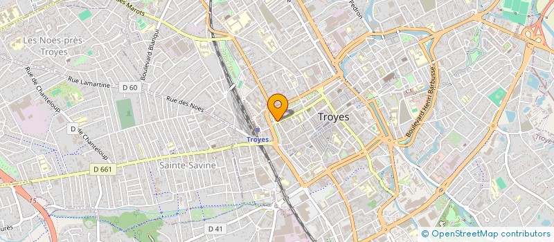 localisation de l'entreprise ANOUSTI à TROYES