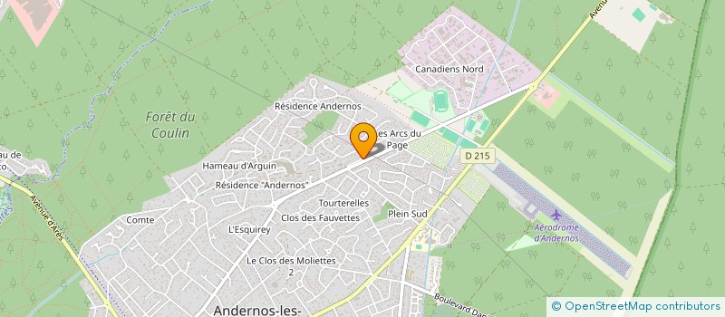 localisation de l'entreprise ANOUSTROIS  ANDERNOS-LES-BAINS