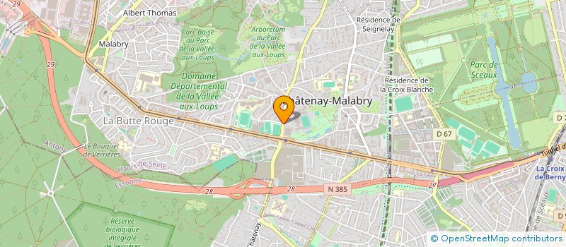 localisation de l'entreprise ANOUT  CHATENAY-MALABRY