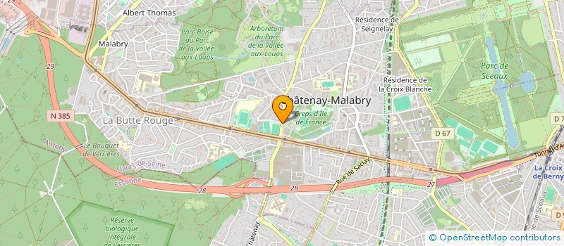 localisation de l'entreprise ANOUT SCHOOL à CHATENAY-MALABRY