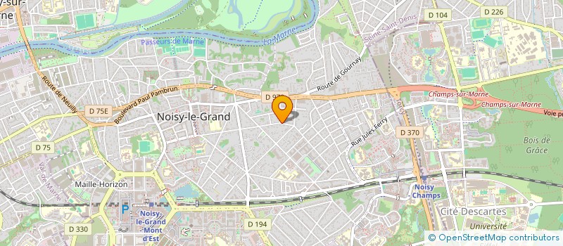 localisation de l'entreprise ANOV ENERGIE à NOISY-LE-GRAND