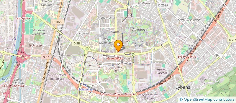 localisation de l'entreprise ANOVA à GRENOBLE