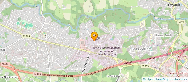 localisation de l'entreprise ANOVA à SAUTRON