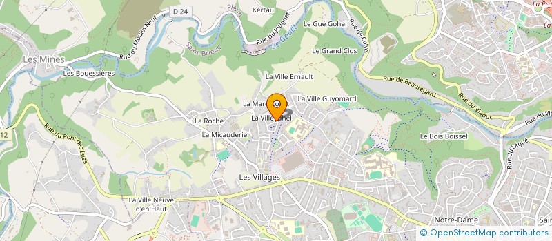 localisation de l'entreprise ANOVA à SAINT-BRIEUC