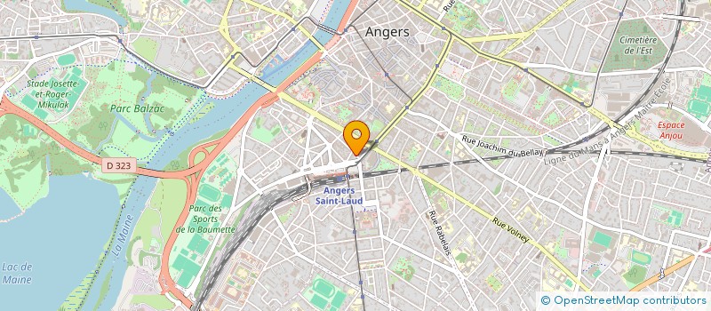 localisation de l'entreprise ANP ASSOC NOEL PINOT à ANGERS