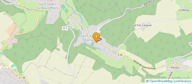 localisation de l'entreprise ANP INDUSTRIE SERVICES à SAINT-AUBIN-EPINAY