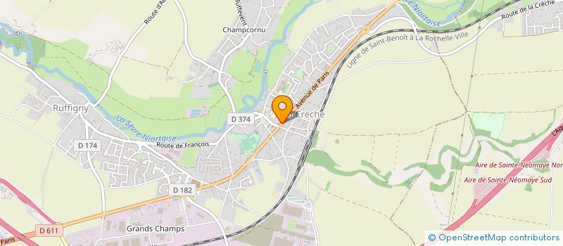 localisation de l'entreprise ANP PLOMBERIE  LA CRECHE