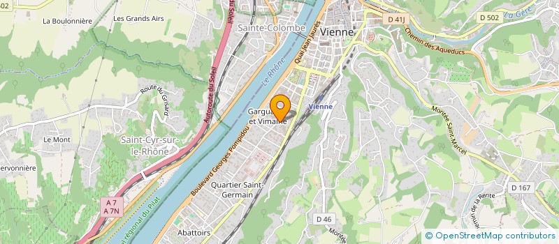 localisation de l'entreprise ANPACA  VIENNE