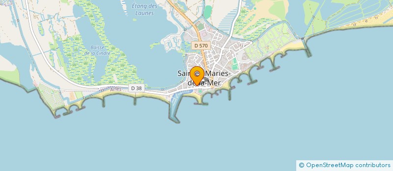 localisation de l'entreprise ANPALOUSA à SAINTES-MARIES-DE-LA-MER