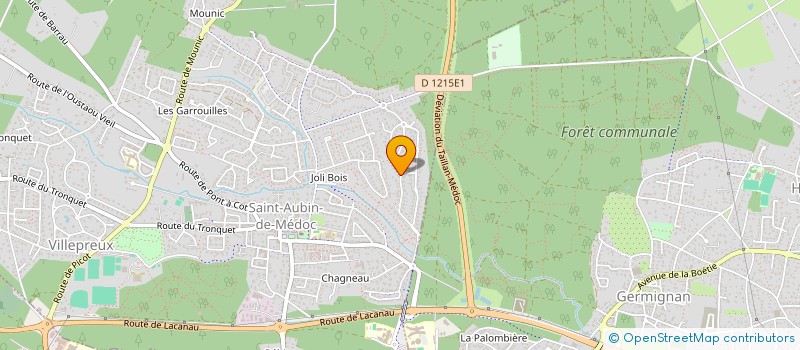 localisation de l'entreprise ANPATI'VALEURS  SAINT-AUBIN-DE-MEDOC