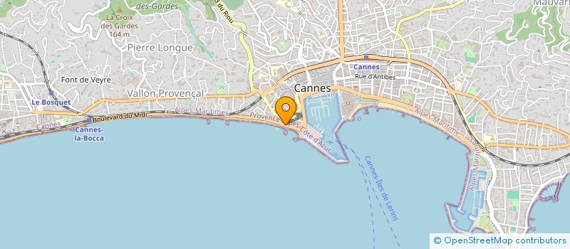 localisation de l'entreprise ANPAU PLAGE à CANNES
