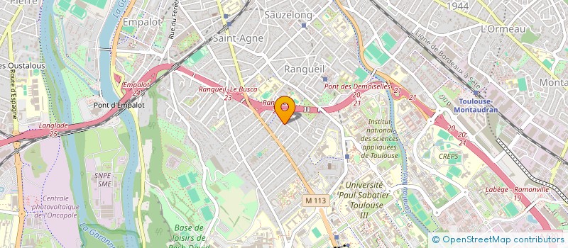 localisation de l'entreprise ANPAURA à TOULOUSE
