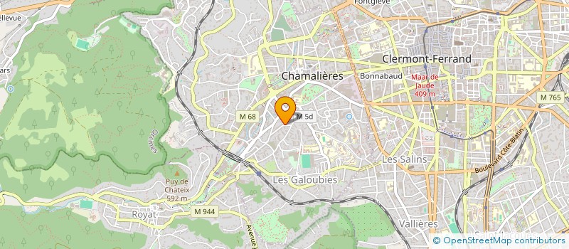 localisation de l'entreprise ANPHI  CHAMALIERES