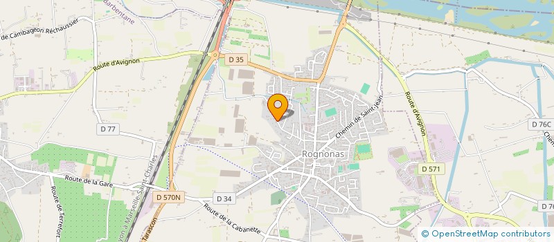 localisation de l'entreprise ANPHI  ROGNONAS