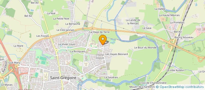 localisation de l'entreprise ANPHINAVI  SAINT-GREGOIRE