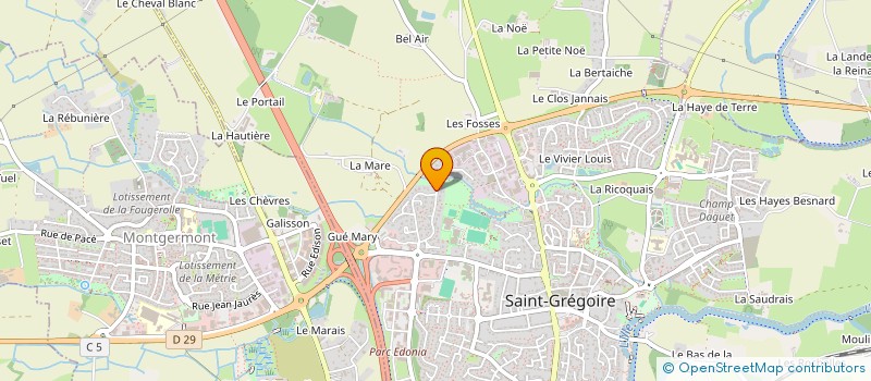 localisation de l'entreprise ANPI à SAINT-GREGOIRE