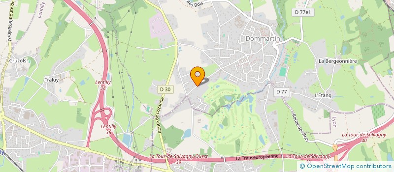 localisation de l'entreprise ANPILUCE  DOMMARTIN