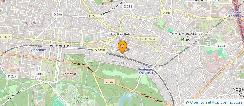 localisation de l'entreprise ANPSAP à VINCENNES