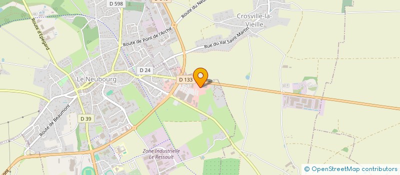 localisation de l'entreprise ANQUARIEL CAPITAL  LE NEUBOURG