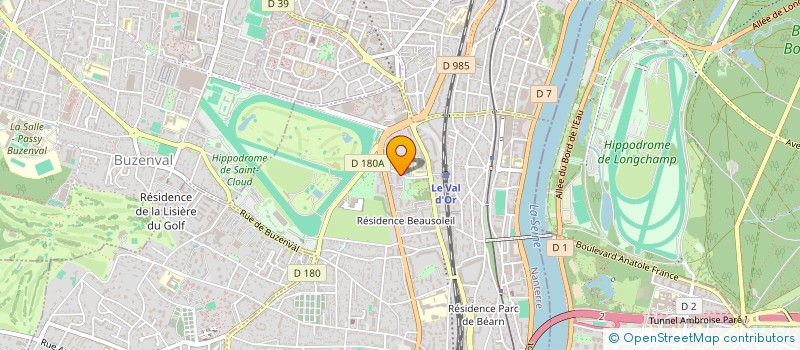 localisation de l'entreprise ANQUETIL & CO à SAINT-CLOUD