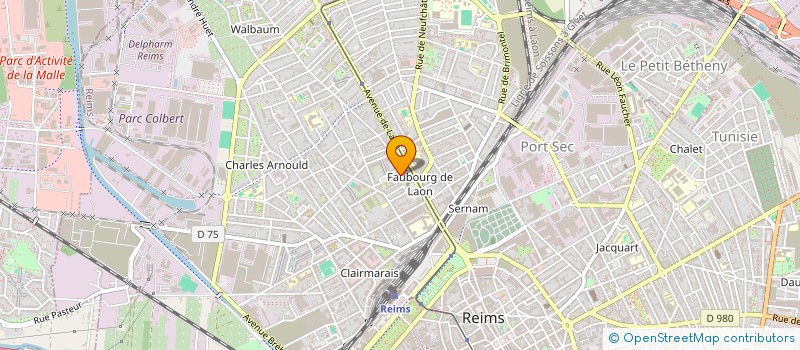 localisation de l'entreprise ANQUETIL9  REIMS