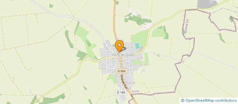 localisation de l'entreprise ANQUEZ à DIZY LE GROS