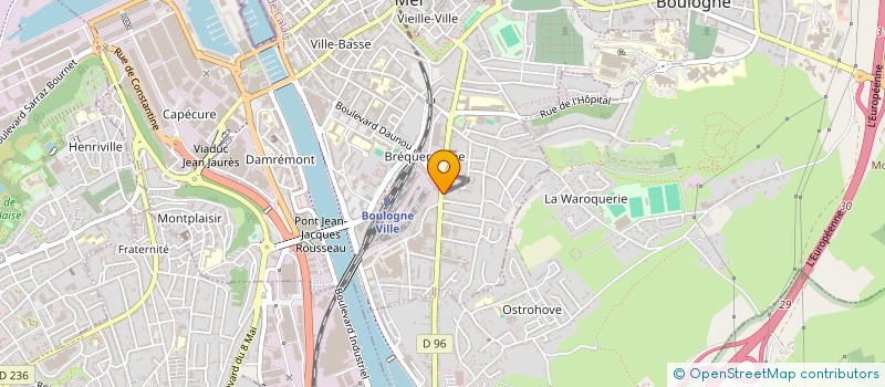 localisation de l'entreprise ANQUEZ à BOULOGNE-SUR-MER