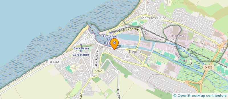 localisation de l'entreprise ANQUIER GERARD  LE TREPORT