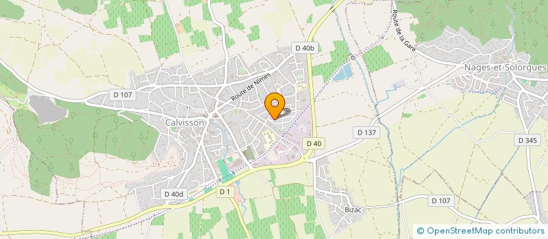 localisation de l'entreprise ANR  CALVISSON