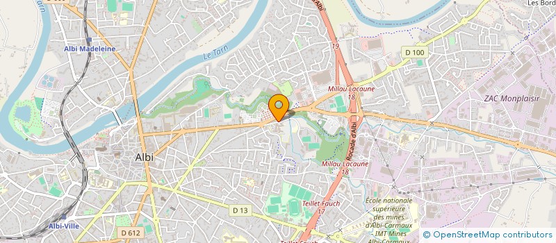 localisation de l'entreprise ANRAS INSERTION TARN à ALBI